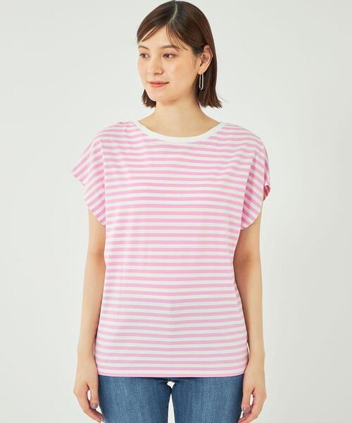 【矢野未希子さん着用】トラップウエストフレアスリーブカットソ―Tシャツ