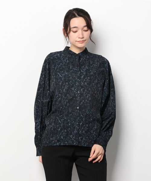EACH.（イーチ）の「EACH（イーチ）PRINT DOLMAN SLEEVE SHIRT/プリントドルマンスリーブシャツ（シャツ/ブラウス・レディース・ブラック・FREE）」の15枚目の写真