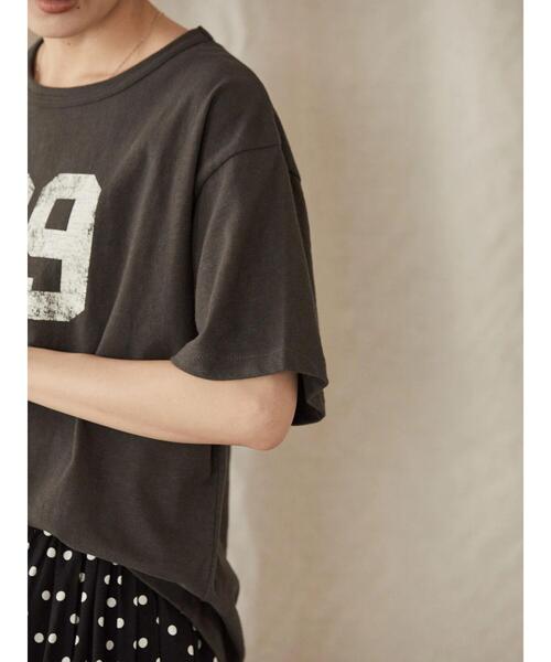 AMERICAN HOLIC（アメリカンホリック）の「39 ロゴカットプルオーバー（Tシャツ/カットソー・レディース・チャコールグレー・M/L）」の5枚目の写真