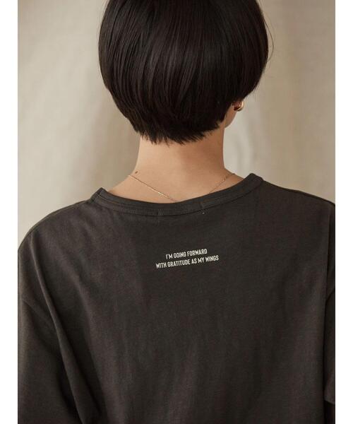 AMERICAN HOLIC（アメリカンホリック）の「39 ロゴカットプルオーバー（Tシャツ/カットソー・レディース・チャコールグレー・M/L）」の6枚目の写真