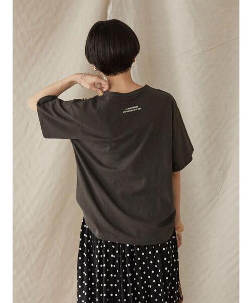 tシャツ 「WEB限定」ホットフィックスロゴプルオーバー レディース セール】39 ロゴカットプルオーバー（Tシャツ/カットソー