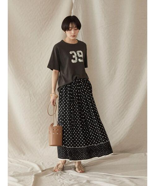 AMERICAN HOLIC（アメリカンホリック）の「39 ロゴカットプルオーバー（Tシャツ/カットソー・レディース・チャコールグレー・M/L）」の8枚目の写真