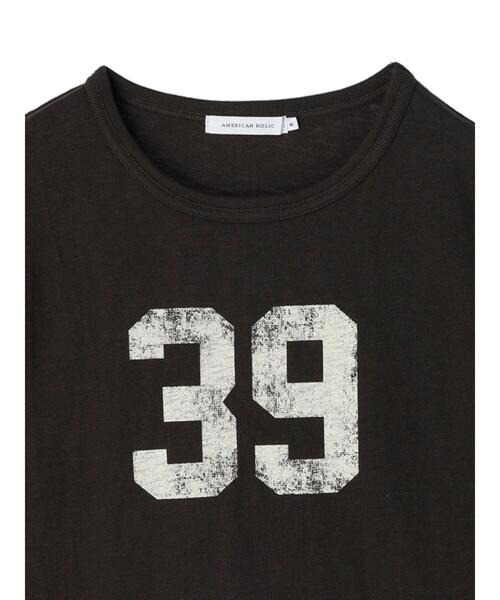 AMERICAN HOLIC（アメリカンホリック）の「39 ロゴカットプルオーバー（Tシャツ/カットソー・レディース・チャコールグレー・M/L）」の13枚目の写真