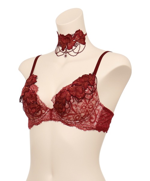 LINGERIEAM（ランジェリアム）の「ライラジュエル グラマーアップ ブラ（ブラジャー・レディース・ブラック/ボルドー・C70/C75/B65/C65/D65/B70/B75/D75/D70）」の11枚目の写真