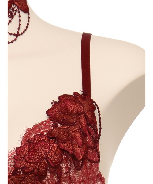 LINGERIEAM（ランジェリアム）の「ライラジュエル グラマーアップ ブラ（ブラジャー・レディース・ブラック/ボルドー・C70/C75/B65/C65/D65/B70/B75/D75/D70）」の15枚目の写真