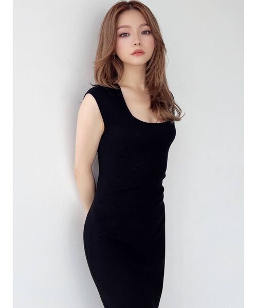 RESEXXY(リゼクシー)の「バックオープンニットワンピース(ワンピース・レディース・ブラック/ベージュ/ピンク/グリーン・FREE)」の20枚目の写真
