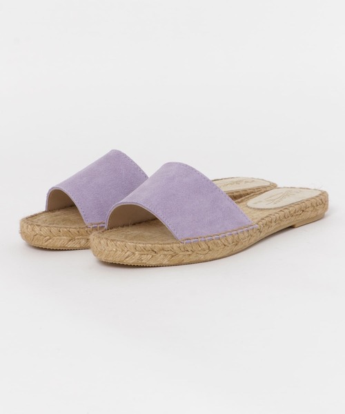 URBAN RESEARCH DOORS（アーバンリサーチドアーズ）の「CALZANOR　SUEDE SANDAL（サンダル・レディース・ブラック/ラベンダー・38/36/37）」の9枚目の写真