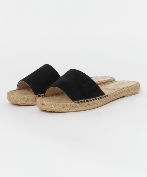 URBAN RESEARCH DOORS（アーバンリサーチドアーズ）の「CALZANOR　SUEDE SANDAL（サンダル・レディース・ブラック/ラベンダー・38/36/37）」の10枚目の写真