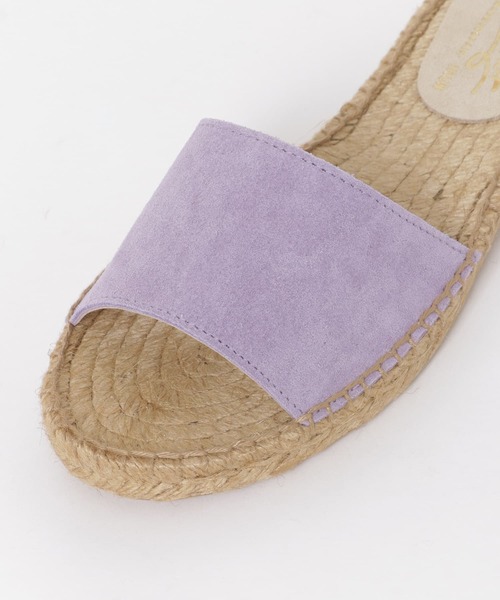 URBAN RESEARCH DOORS（アーバンリサーチドアーズ）の「CALZANOR　SUEDE SANDAL（サンダル・レディース・ブラック/ラベンダー・38/36/37）」の15枚目の写真