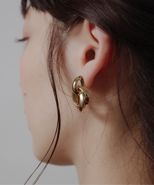 KAIKO フープピアス両耳 GOLD KAIKO フープピアス両耳 GOLD KAIKO フープピアス両耳 GOLD KAIKO
