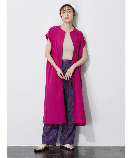 Green Parks(グリーンパークス)の「アフリカン柄パンツ(その他パンツ・レディース・ベージュ/ブルー/グリーン/ネイビー・FREE)」の22枚目の写真