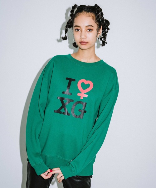 セール ブランド古着 スウェットカットソー トレーナー スウェット X Girl エックスガール のファッション通販 Zozoused