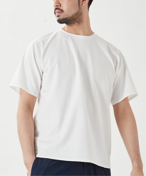 EDIFICE SELECT(エディフィスセレクト)の「シャンブレー ダブルニット Tシャツ(Tシャツ/カットソー・メンズ・ホワイト/ブラック/ベージュ/ネイビー・SMALL/MEDIUM/LARGE)」の2枚目の写真