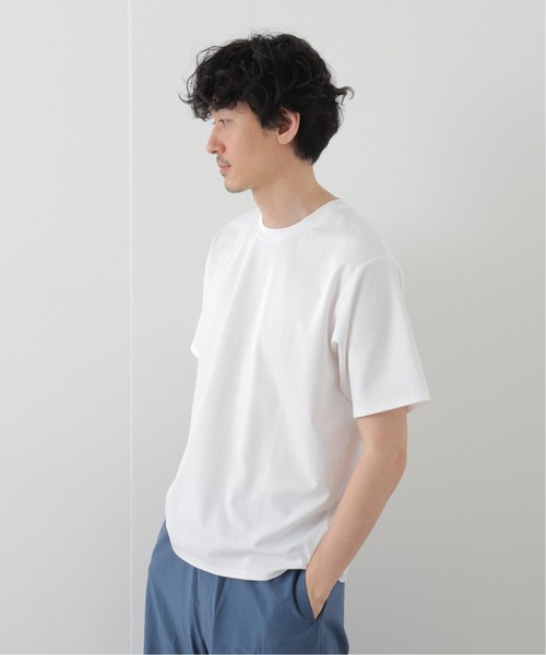 EDIFICE SELECT(エディフィスセレクト)の「シャンブレー ダブルニット Tシャツ(Tシャツ/カットソー・メンズ・ホワイト/ブラック/ベージュ/ネイビー・SMALL/MEDIUM/LARGE)」の7枚目の写真