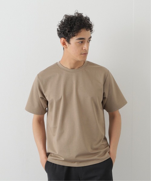 EDIFICE SELECT(エディフィスセレクト)の「シャンブレー ダブルニット Tシャツ(Tシャツ/カットソー・メンズ・ホワイト/ブラック/ベージュ/ネイビー・SMALL/MEDIUM/LARGE)」の6枚目の写真