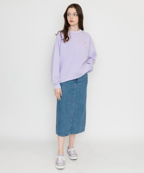 Levi's(リーバイス)の「LEVI'S(R) FRESH RED TAB スウェットシャツ NATURAL DYE(スウェット・レディース・ブルー・S/M/XS)」の4枚目の写真