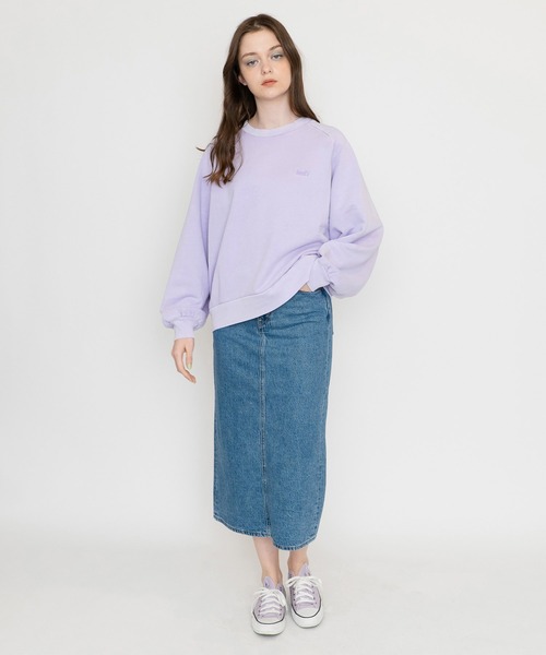 Levi's(リーバイス)の「LEVI'S(R) FRESH RED TAB スウェットシャツ NATURAL DYE(スウェット・レディース・ブルー・S/M/XS)」の5枚目の写真
