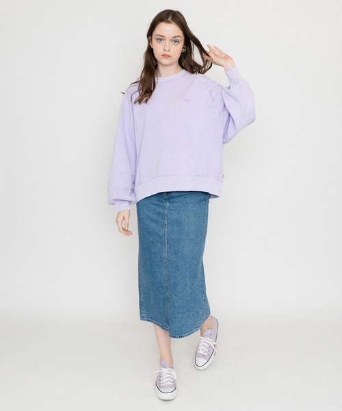 Levi's(リーバイス)の「LEVI'S(R) FRESH RED TAB スウェットシャツ NATURAL DYE(スウェット・レディース・ブルー・S/M/XS)」の6枚目の写真