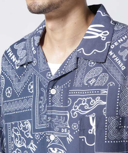 DENHAM(デンハム)の「DENHAM/デンハム/BOWLING BANDANA BLUE SHIRT(シャツ/ブラウス・メンズ・ネイビー・SMALL/MEDIUM/X-LARGE/LARGE)」の19枚目の写真