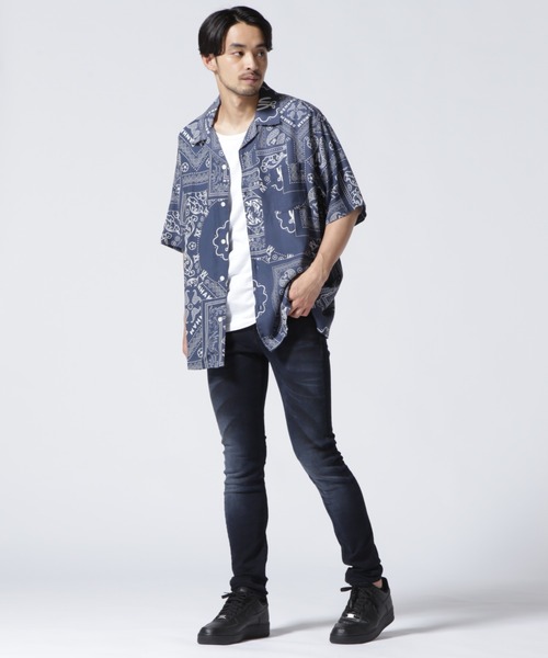 DENHAM(デンハム)の「DENHAM/デンハム/BOWLING BANDANA BLUE SHIRT(シャツ/ブラウス・メンズ・ネイビー・SMALL/MEDIUM/X-LARGE/LARGE)」の16枚目の写真