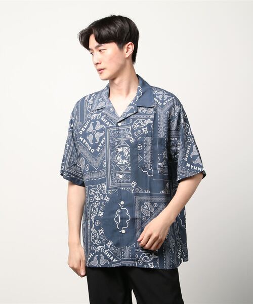 DENHAM(デンハム)の「DENHAM/デンハム/BOWLING BANDANA BLUE SHIRT(シャツ/ブラウス・メンズ・ネイビー・SMALL/MEDIUM/X-LARGE/LARGE)」の15枚目の写真