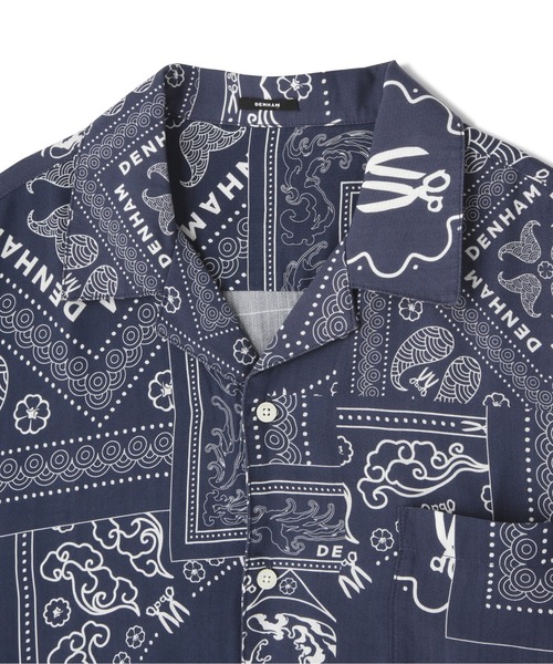 DENHAM(デンハム)の「DENHAM/デンハム/BOWLING BANDANA BLUE SHIRT(シャツ/ブラウス・メンズ・ネイビー・SMALL/MEDIUM/X-LARGE/LARGE)」の13枚目の写真