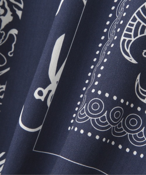 DENHAM(デンハム)の「DENHAM/デンハム/BOWLING BANDANA BLUE SHIRT(シャツ/ブラウス・メンズ・ネイビー・SMALL/MEDIUM/X-LARGE/LARGE)」の9枚目の写真