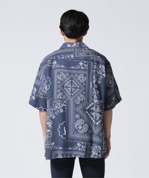 DENHAM(デンハム)の「DENHAM/デンハム/BOWLING BANDANA BLUE SHIRT(シャツ/ブラウス・メンズ・ネイビー・SMALL/MEDIUM/X-LARGE/LARGE)」の7枚目の写真