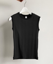 vent blanc（ヴァンブラン）の「Vent blanc:スーパーストレッチランダムテレコノースリーブ（タンクトップ）」