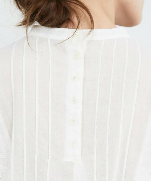 FRAPBOIS（フラボア）の「スカラップボイル ブラウス（シャツ/ブラウス・レディース・ホワイト/ブラック・1）」の10枚目の写真