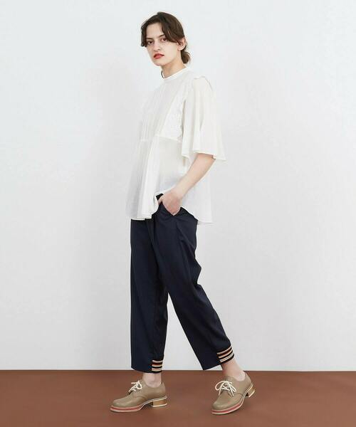 FRAPBOIS（フラボア）の「スカラップボイル ブラウス（シャツ/ブラウス・レディース・ホワイト/ブラック・1）」の16枚目の写真