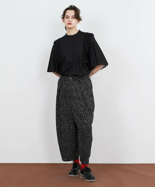 FRAPBOIS（フラボア）の「スカラップボイル ブラウス（シャツ/ブラウス・レディース・ホワイト/ブラック・1）」の19枚目の写真