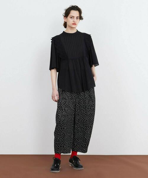 FRAPBOIS（フラボア）の「スカラップボイル ブラウス（シャツ/ブラウス・レディース・ホワイト/ブラック・1）」の20枚目の写真