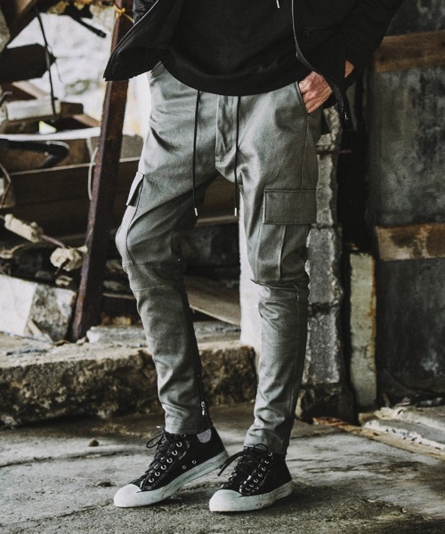 Mp コーティングサルエルスキニーカーゴpt パンツ カーゴパンツ No Id ノーアイディ のファッション通販 Zozotown