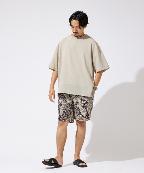 JOURNAL STANDARD(ジャーナルスタンダード)の「【Begin監修WEB特集掲載品】ランダムパターン パッカブルショーツ(その他パンツ・メンズ・ライトグリーン/ブラック/ブラックミックス/チャコールグレー/ブラック系その他/グリーン/ネイビー/ベージュ・LARGE/MEDIUM)」の20枚目の写真