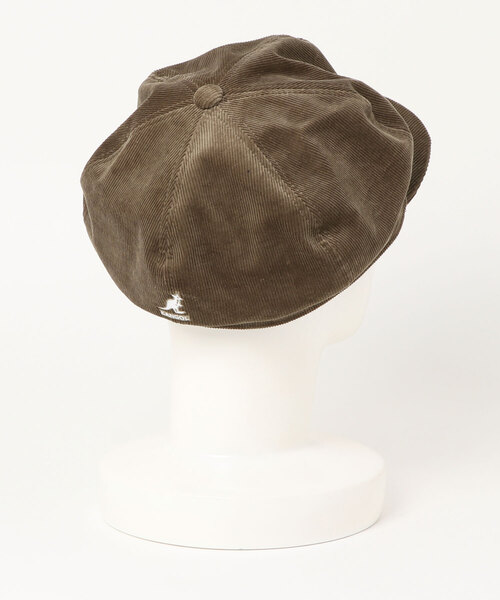 KANGOL（カンゴール）の「KANGOL Cord Spitfire（キャスケット・メンズ・ライトベージュ/ブラック/ダークグリーン/ネイビー/ライトグレー/ウッド・LARGE/X-LARGE）」の8枚目の写真