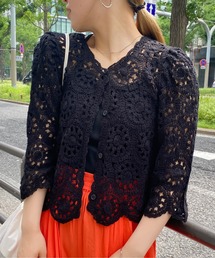 CPCM | クロシェ編みパワショルニット(ニット/セーター)