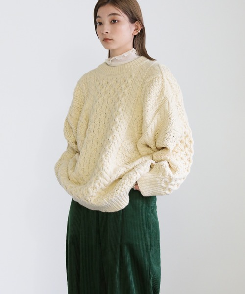 select MOCA(セレクトモカ)の「ハイウエストコーデュロイタックパンツ(その他パンツ・レディース・ブラウン/グリーン/アイボリー・FREE)」の18枚目の写真