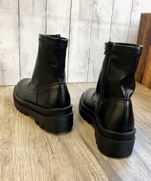 Noubel Voug Relax（ヌーベルヴォーグリラックス）の「トラックソールストレッチブーツ（ブーツ・レディース・アイボリー/ブラック/ダークブラウン・3L/M/LL/S/L）」の10枚目の写真