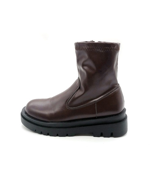 Noubel Voug Relax（ヌーベルヴォーグリラックス）の「トラックソールストレッチブーツ（ブーツ・レディース・アイボリー/ブラック/ダークブラウン・3L/M/LL/S/L）」の22枚目の写真