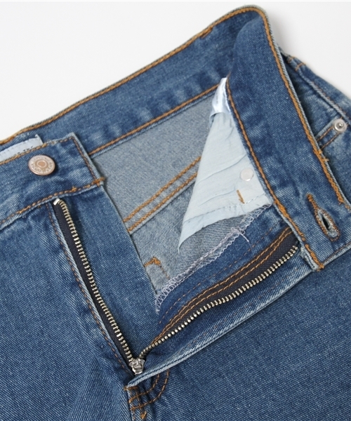 WEGO（ウィゴー）の「WEGO/ デニムフリンジショートパンツ（デニムパンツ・レディース・インディゴブルー/ライトインディゴブルー・MEDIUM/LARGE）」の10枚目の写真