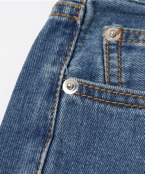 WEGO（ウィゴー）の「WEGO/ デニムフリンジショートパンツ（デニムパンツ・レディース・インディゴブルー/ライトインディゴブルー・MEDIUM/LARGE）」の11枚目の写真