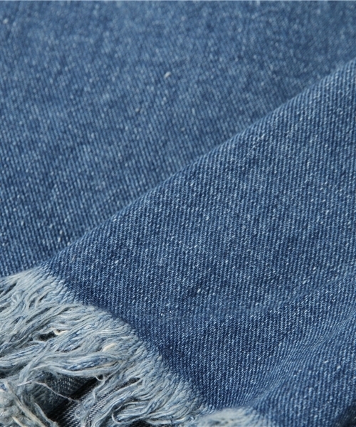 WEGO（ウィゴー）の「WEGO/ デニムフリンジショートパンツ（デニムパンツ・レディース・インディゴブルー/ライトインディゴブルー・MEDIUM/LARGE）」の13枚目の写真