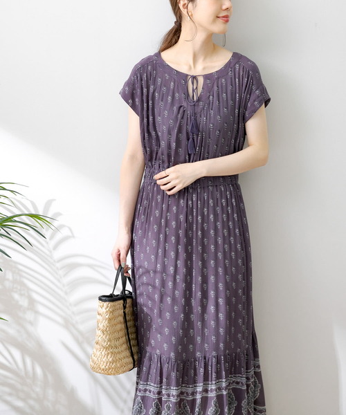 【美品】URBAN RESEARCH　パネルプリントワンピース：ヌキテパ URBAN RESEARCH Sonny Label（アーバンリサーチサニーレーベル