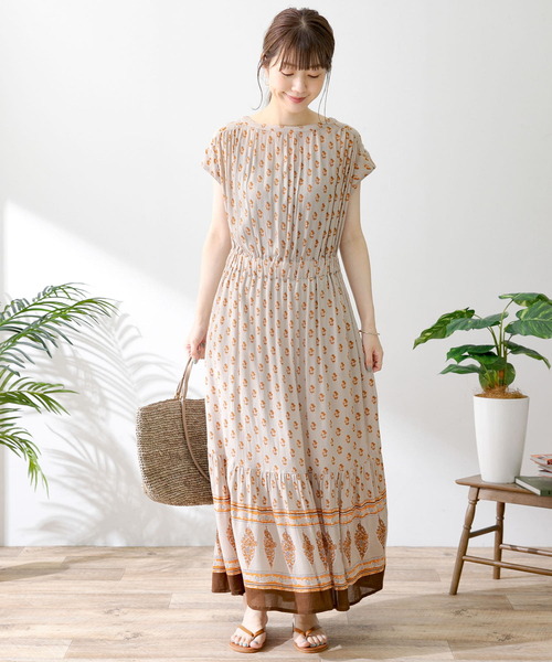 【かぐれ】美品★リバティ　DUNCLARE　アーバンリサーチ サイズ フリー かぐれ】美品☆リバティ DUNCLARE アーバンリサーチ サイズ フリー