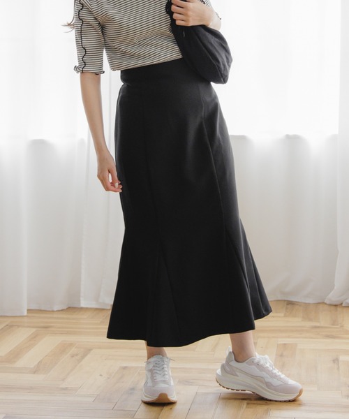 flower（フラワー）の「ライトパピヨンスカート2（スカート・レディース・グリーン/ブラック・SMALL/MEDIUM）」の2枚目の写真