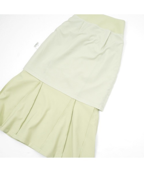 flower（フラワー）の「ライトパピヨンスカート2（スカート・レディース・グリーン/ブラック・SMALL/MEDIUM）」の5枚目の写真