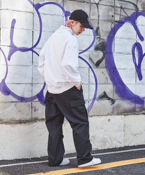 WEGO(ウィゴー)の「WEGO/【セットアップ対応商品】SOLOTEX カーゴパンツ(カーゴパンツ・メンズ・ブラック・MEDIUM/LARGE)」の9枚目の写真