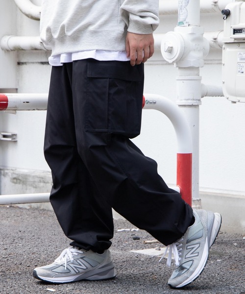 WEGO(ウィゴー)の「WEGO/【セットアップ対応商品】SOLOTEX カーゴパンツ(カーゴパンツ・メンズ・ブラック・MEDIUM/LARGE)」の5枚目の写真