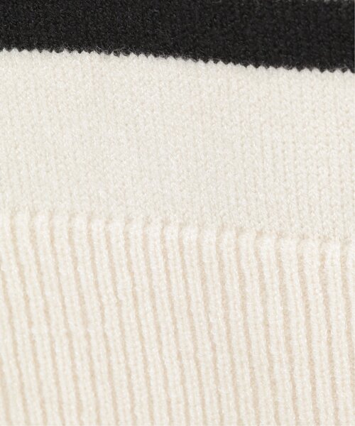 ikka（イッカ）の「【親子コーデ】バックスリットボーダーニットプルオーバー（ニット/セーター・レディース・ブラック/レッド/オフホワイト/グリーン・S/M/L）」の14枚目の写真
